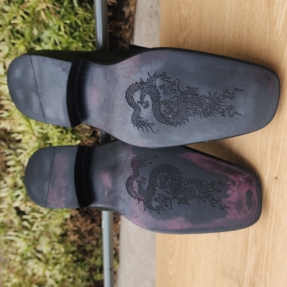 Steve Madden Black Leather Men's Slip-On Loafers Size 9.5 - Picture 7 of 12